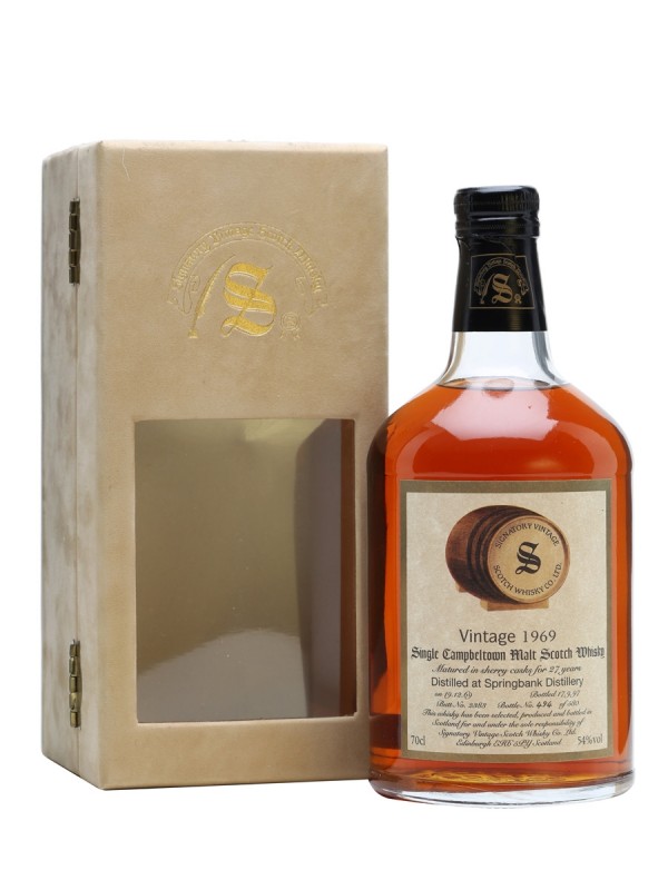 Springbank 1969 27 Year Old Sherry Cask Signatory