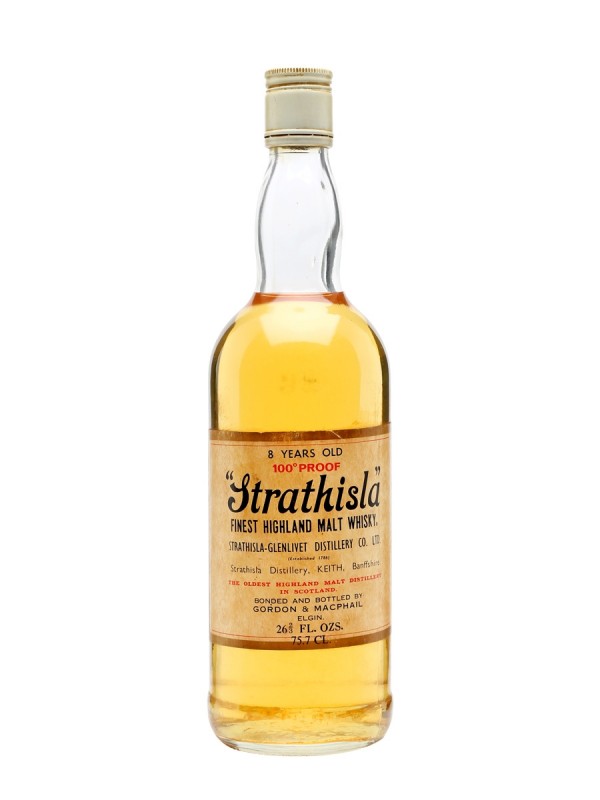 Strathisla 8 Year Old Bottled 1970's Gordon & Macphail 75cl
