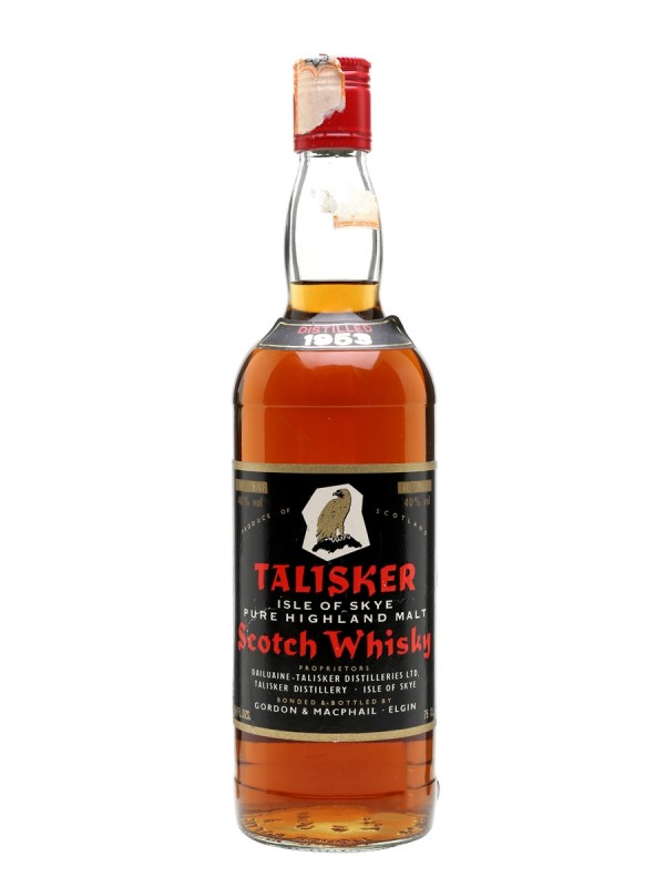 Talisker 1953 Black Label Bottled 1970's Gordon & Macphail