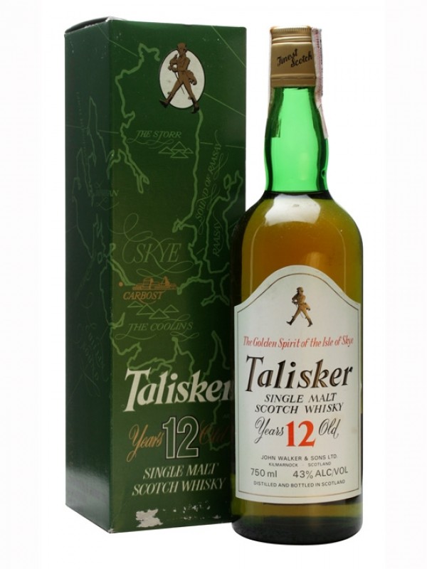 Talisker 12 Year Old Bottled 1980s Johnnie Walker