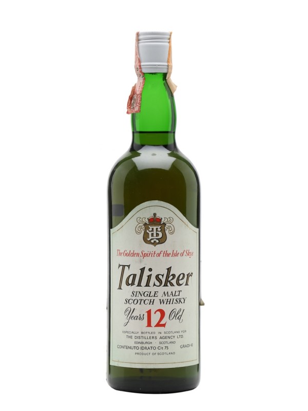 Talisker 12 Year Old Bottled 1970's