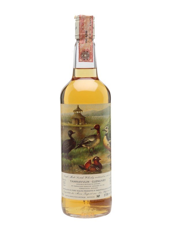 Tamnavulin Glenlivet 15 Year Old Birds Moon Bottled 1980s