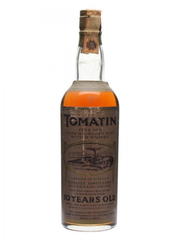 Tomatin 10 Year Old Bottled 1970s