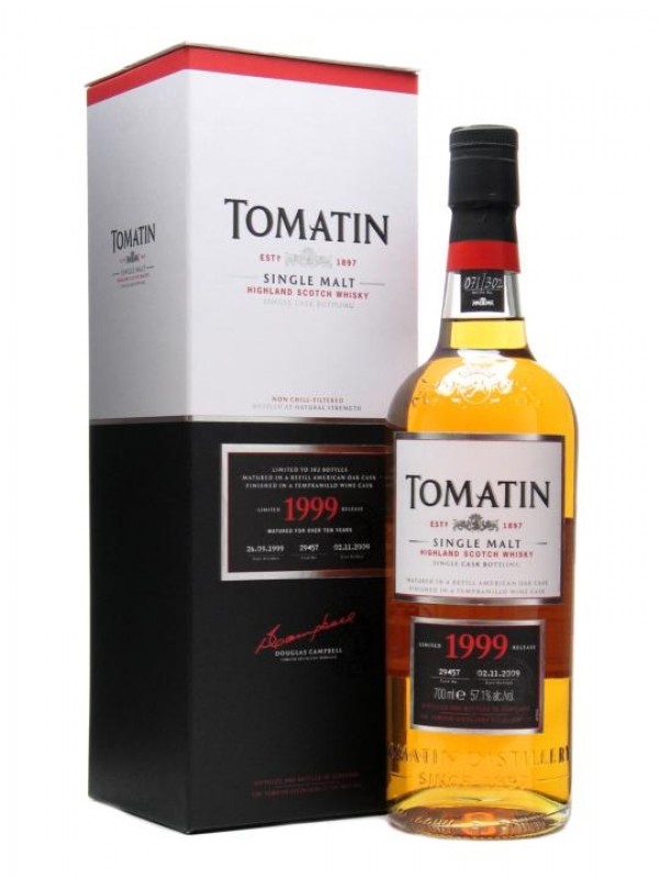 Tomatin 1999 10 Year Old Cask #29457