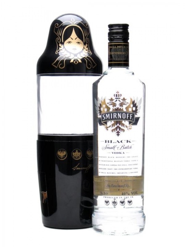 Smirnoff Black Vodka Matrioshka Doll
