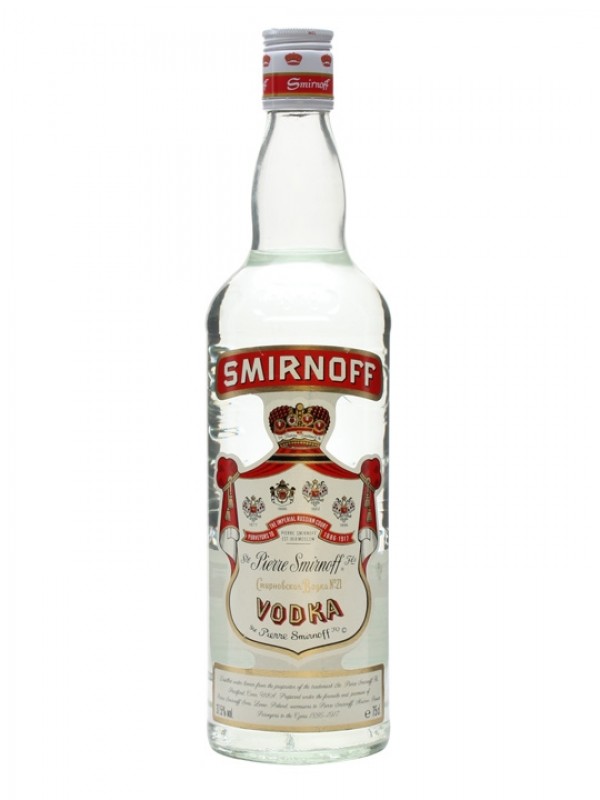 Smirnoff Red Label Vodka Bottled 1980s