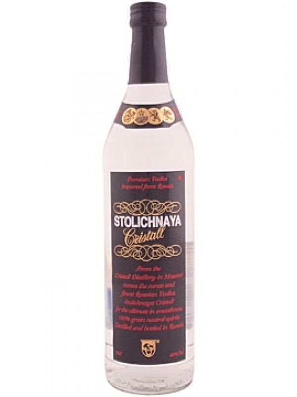 Stolichnaya Cristall Black Vodka