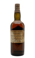 Black & White / Bottled 1930s / Spring Cap Blended Scotch Whisky