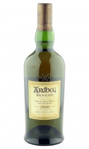Ardbeg 1980 Kildalton, Cask Strength 2004 First Release