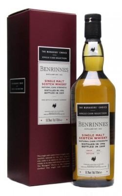 Benrinnes 1996 / 12 Year Old / Managers' Choice Speyside Whisky