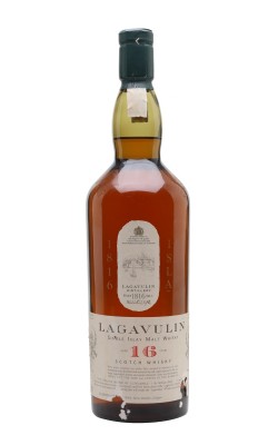 Lagavulin 16 Year Old / Bottled 1980s / White Horse / Litre