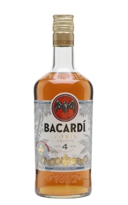 Bacardi Anejo Cuatro / 4 Year Old Single Modernist Rum