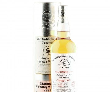 Clynelish 1992 17 Year Old, Signatory Vintage Un-Chillfiltered Collection 2010 Bottling with Tube