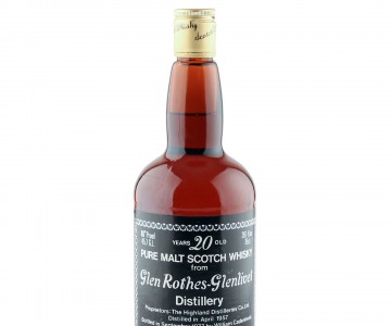 Glenrothes 1957 20 Year Old, Cadenhead's 1977 Dumpy Bottling