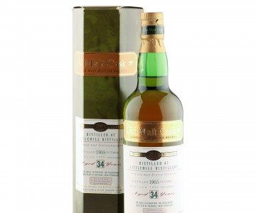 Littlemill 1965 34 Year Old, The Old Malt Cask 1999 Bottling with Box
