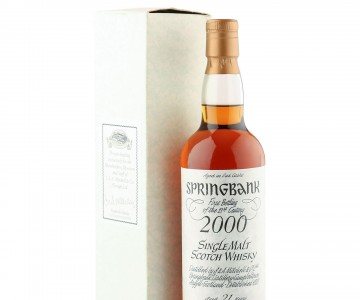 Springbank 21 Year Old, First Bottling of the 21st Century with Box