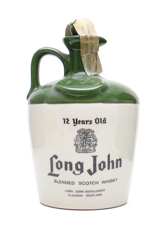 Long John Ceramic 12 Year Old Bottled 1970's | Blended