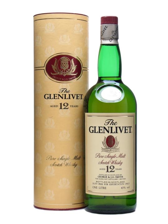 Glenlivet 12 Year Old 100cl | Single Malt Scotch Whisky