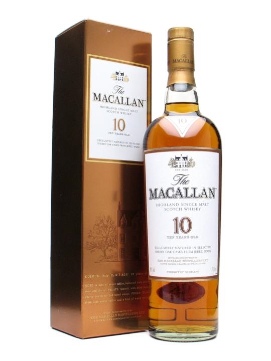 Macallan 10 Year Old Sherry Oak | Single Malt Scotch Whisky
